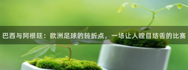 欧洲世预赛赛程表：巴西与阿根廷：欧洲足球的转折点，一场让人瞠目结舌的比赛